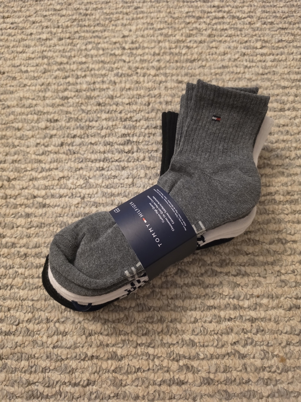 Tommy Hilfiger Men’s Cushion High Quarter Socks - 6 Pack